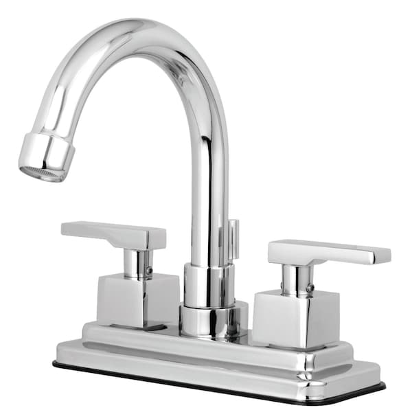 KS8661QLL Executive 4" Centerset Bathroom Faucet W/ Brass Pop-Up, Chrm